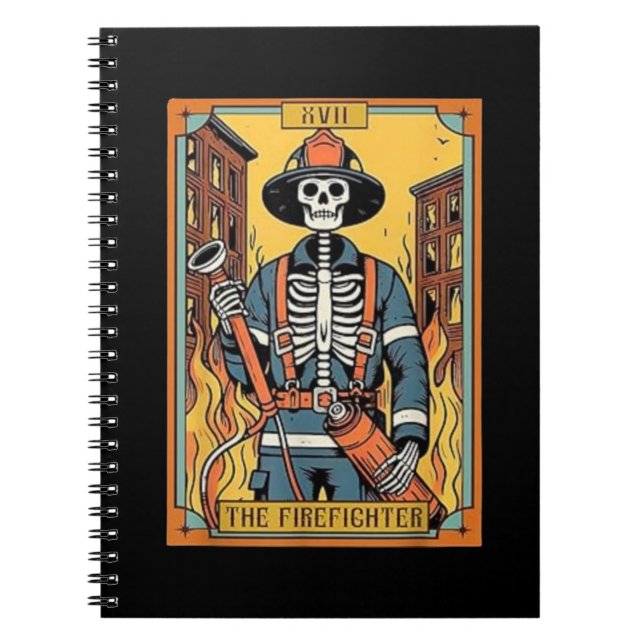 The Firefighter Tarot Card Notebook Collection (Front)