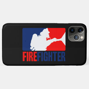 The Firefighter Vibrant Red and Blue iPhone 11 Pro Max Case