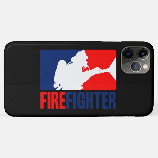 The Firefighter Vibrant Red and Blue Case-Mate iPhone Case (Back (Horizontal))