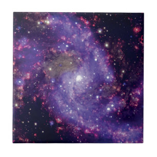 The Fireworks Galaxy Outer Space Photo Tile