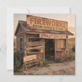 The Fireworks Stand That Time Forgot Card