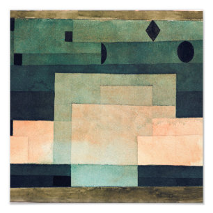 The Firmament Above the Temple (1922) by Paul klee Photo Print