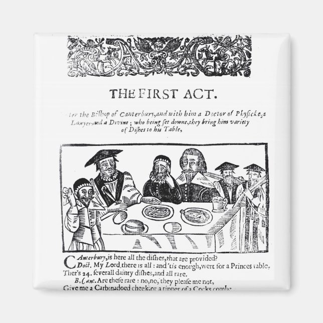 The First Act, a satirical play against Magnet (Front)