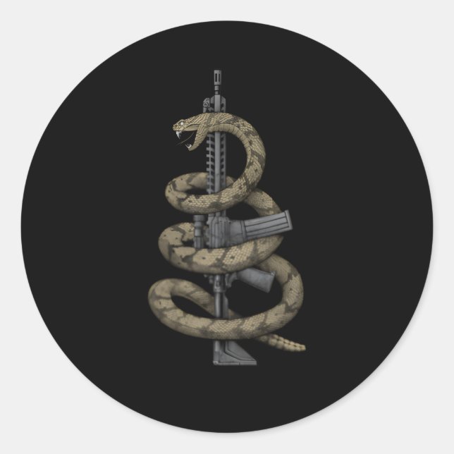 The First Adt Defines Us Classic Round Sticker (Front)