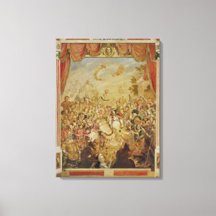 The First Appearance of William Shakespeare (1564- Canvas Print