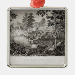 The First Battle of Bull Run Metal Ornament