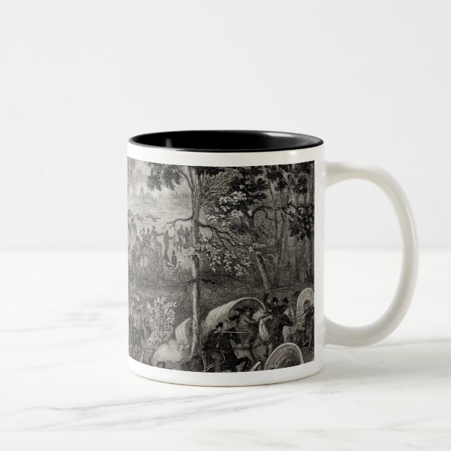 The First Battle of Bull Run Two-Tone Coffee Mug (Right)