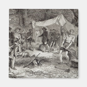 The First Day at Jamestown Magnet