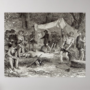 The First Day at Jamestown Poster