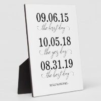 The First Day, The Yes Day, The Best Day Wedding