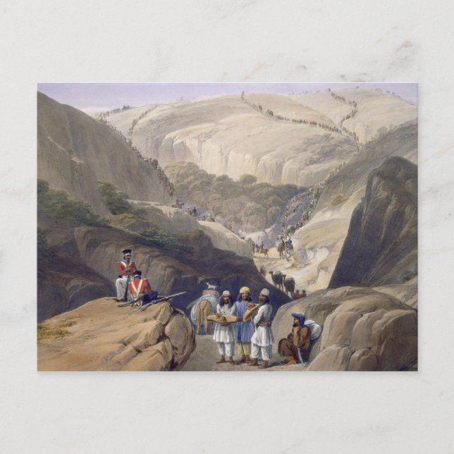The First Descent Through the Koojah Pass, from 'S Postcard (Front)