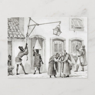 The First Jobs of the Morning Postcard