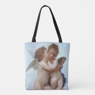 The First Kiss, Amor and Psyche, Bouguereau Tote Bag