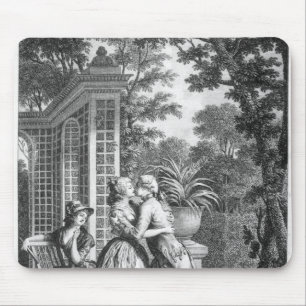The First Kiss of Love Mouse Pad