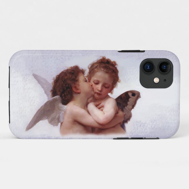 The First Kiss painting by William Bouguereau Case-Mate iPhone Case (Back (Horizontal))