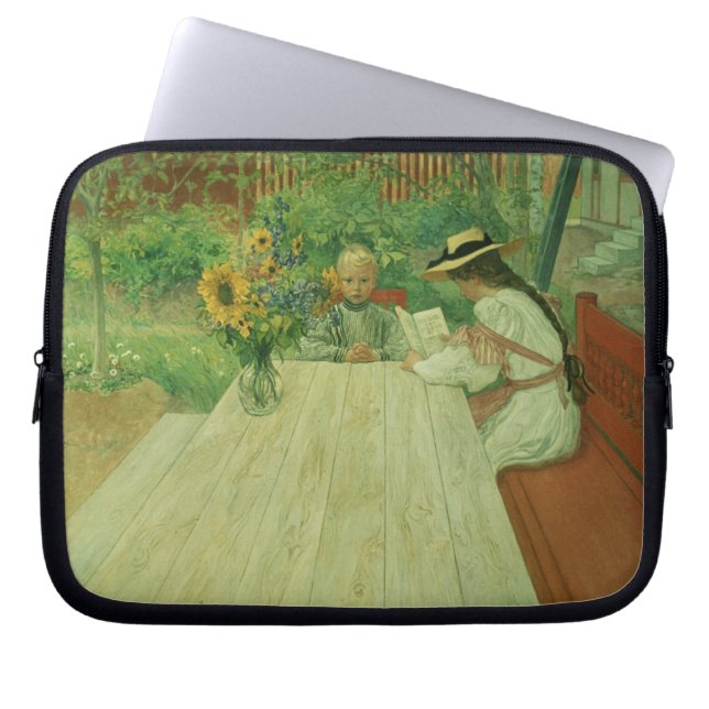 The First Lesson, 1903 Laptop Sleeve (Front)