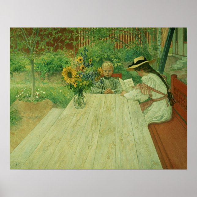 The First Lesson, 1903 Poster (Front)