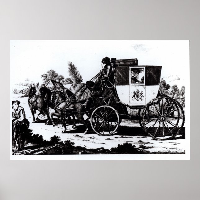 The First Mail Coach, 1784 Poster (Front)