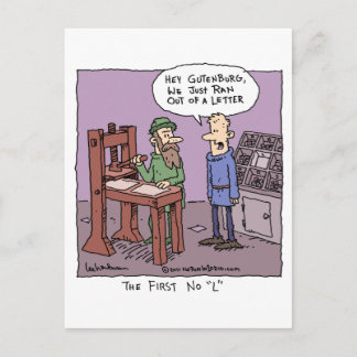 The First No "L" Postcard