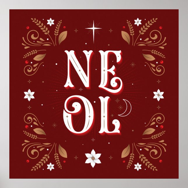 The First Noel Christmas Poster 24x24 (Front)