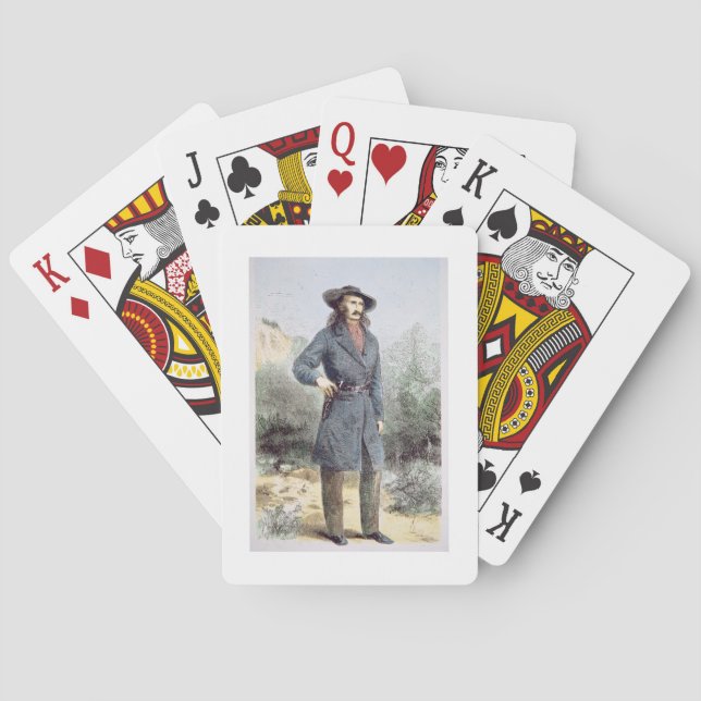 The first published picture of 'Wild Bill' Hickok Playing Cards (Back)