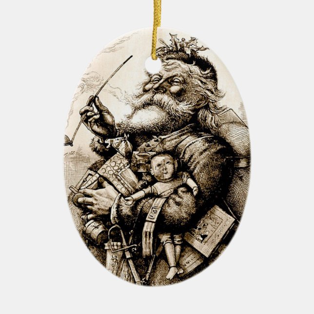 The First Santa Claus Ornament (Front)