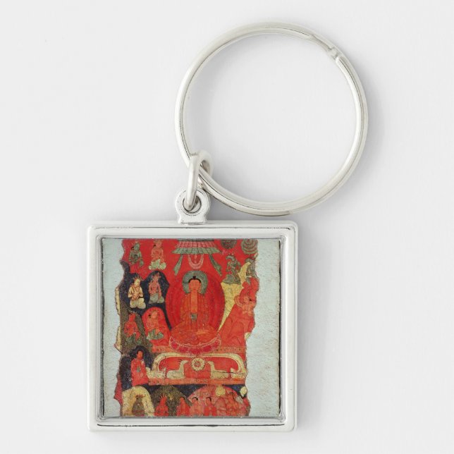The First Sermon of Buddha Keychain (Front)