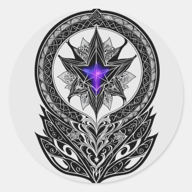 The First Sigil   Classic Round Sticker (Front)