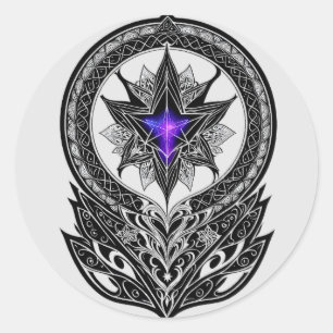 The First Sigil   Classic Round Sticker