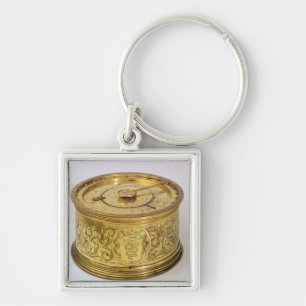 The first spring driven clock with fusee, 1525 keychain