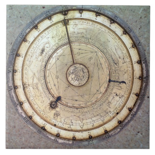 The first spring driven clock with fusee, view of tile