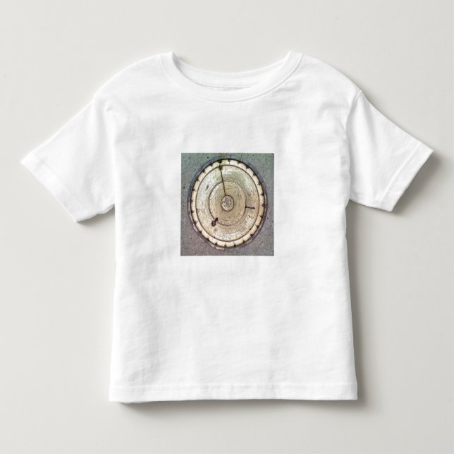 The first spring driven clock with fusee, view of toddler t-shirt (Front)