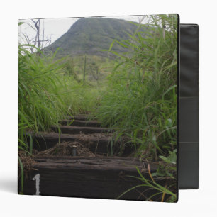 The first step invites hikers up Koko Crater Binder