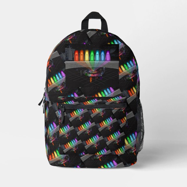 The First Step Printed Backpack (Front)