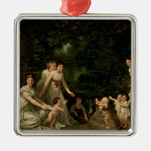 The First Steps Metal Ornament