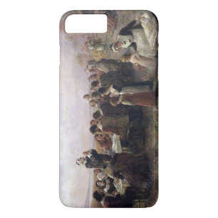 The First Thanksgiving at Plymouth by Brownscombe iPhone 8 Plus/7 Plus Case