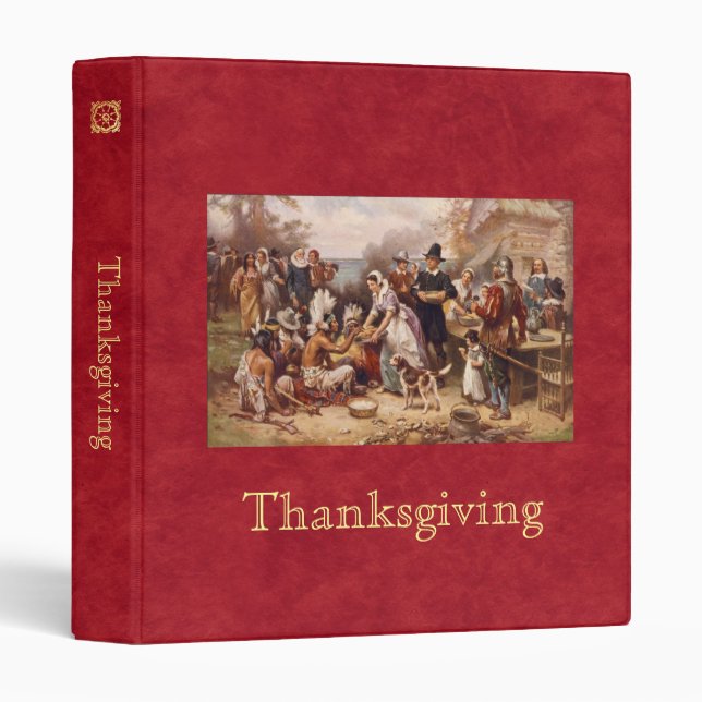 The First Thanksgiving Binder (Front/Spine)