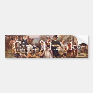 The First Thanksgiving Bumper Sticker