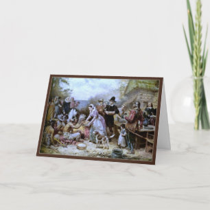 The First Thanksgiving by Ferris-Thanksgiving Card