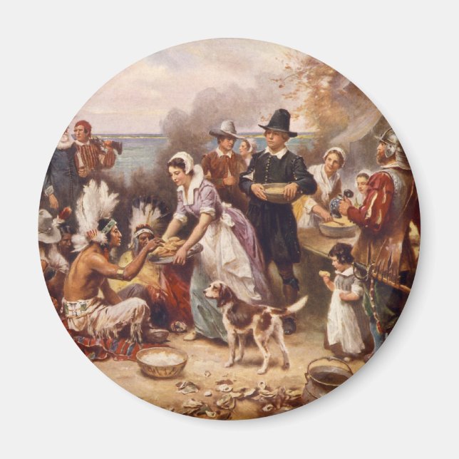 The First Thanksgiving Magnet (Front)