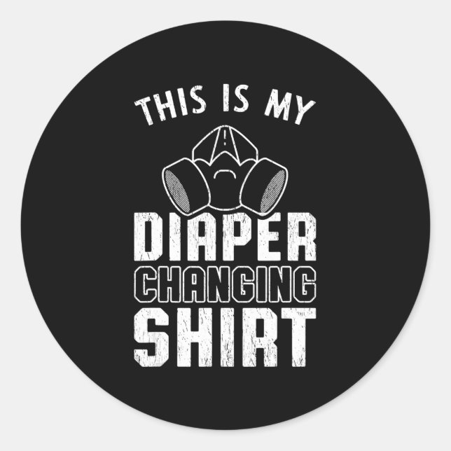 The First Time Being Husband Gift For Wifes Classic Round Sticker (Front)