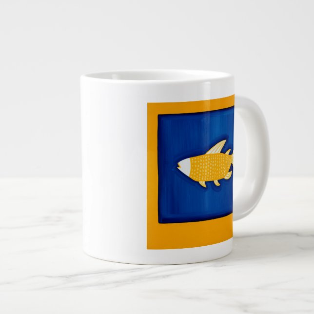 The Fish 1998 Large Coffee Mug (Front Right)