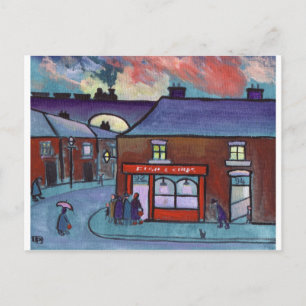 THE FISH AND CHIP SHOP POSTCARD