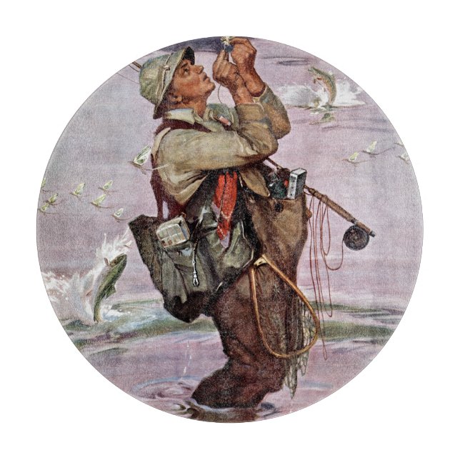 The Fish are Jumping Cutting Board (Front)