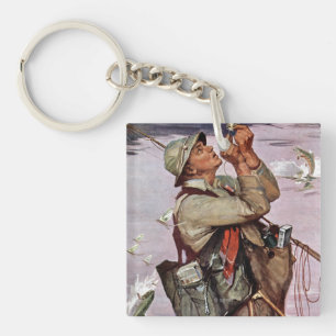 The Fish are Jumping Keychain