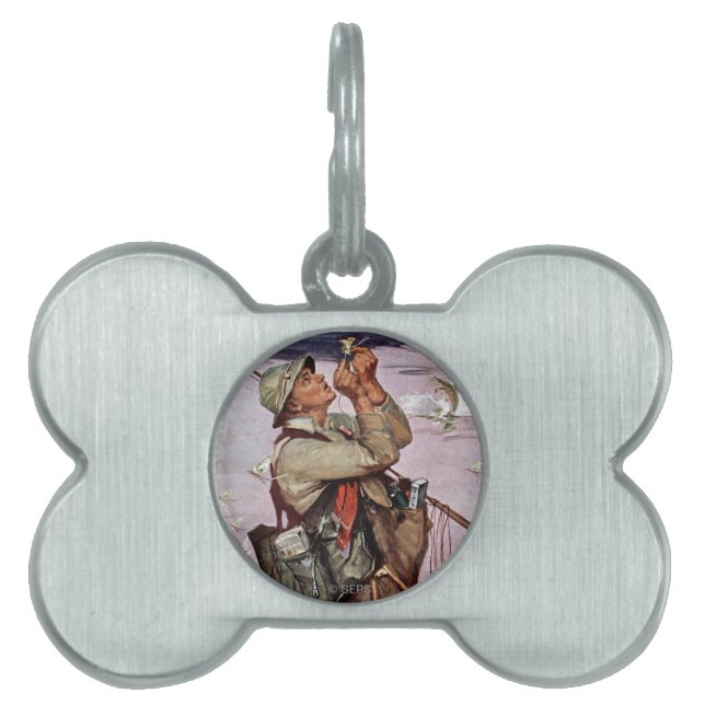 The Fish are Jumping Pet Tag (Front)