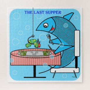 THE FISH LAST SUPPER JIGSAW PUZZLE