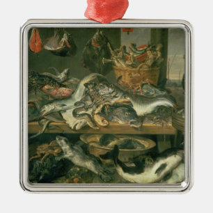 The Fish Market, 1618-21 Metal Ornament