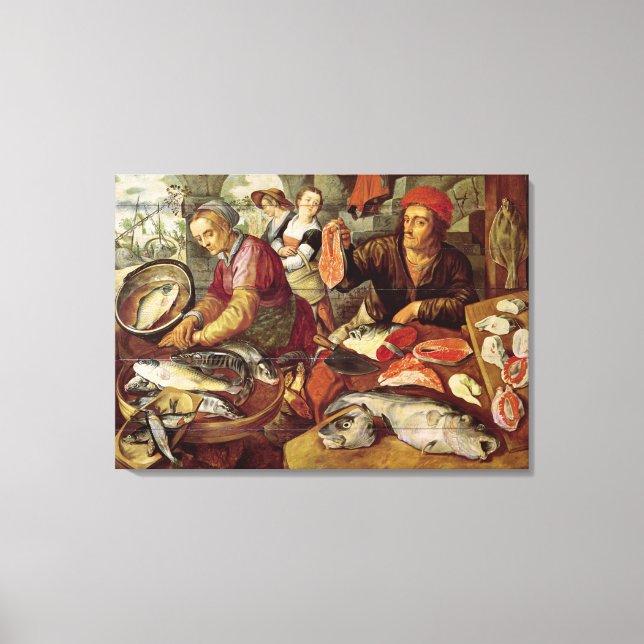 The Fish Market Canvas Print (Front)