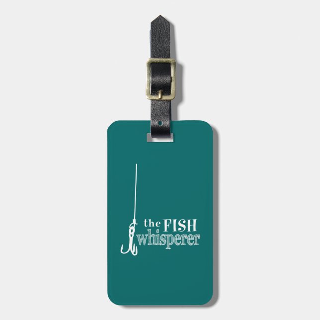 The Fish Whisperer Luggage Tag (Front Vertical)